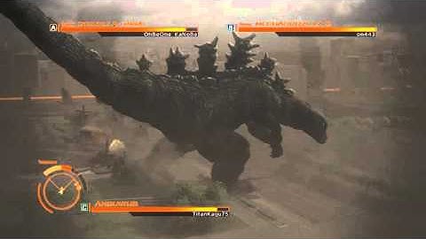 Godzilla (PS4) Online VS: Anguirus vs. Godzilla (1964) vs. Mechagodzilla 2