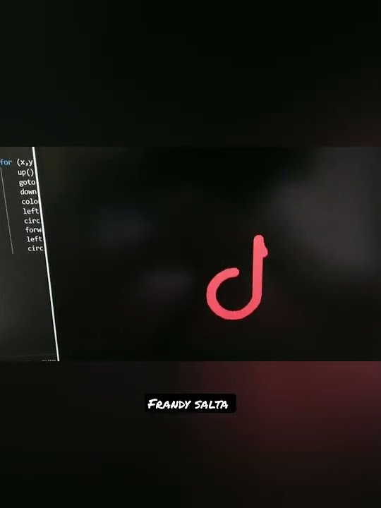⚜Tik Tok logo Drawing Using Python Turtle Graphics🍃 | Tiktok | Python ...