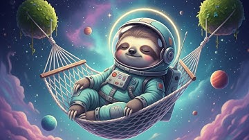 4-Hour Lofi Chill with Space Sloth – Relax, Study, Work & Meditate