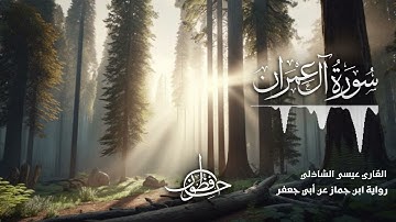 تلاوة سورة آل عمران - القارئ عيسى الشاذلي | رواية ابن جماز عن أبي جعفر المدني
