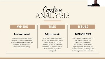 Final Capstone Reflection Video