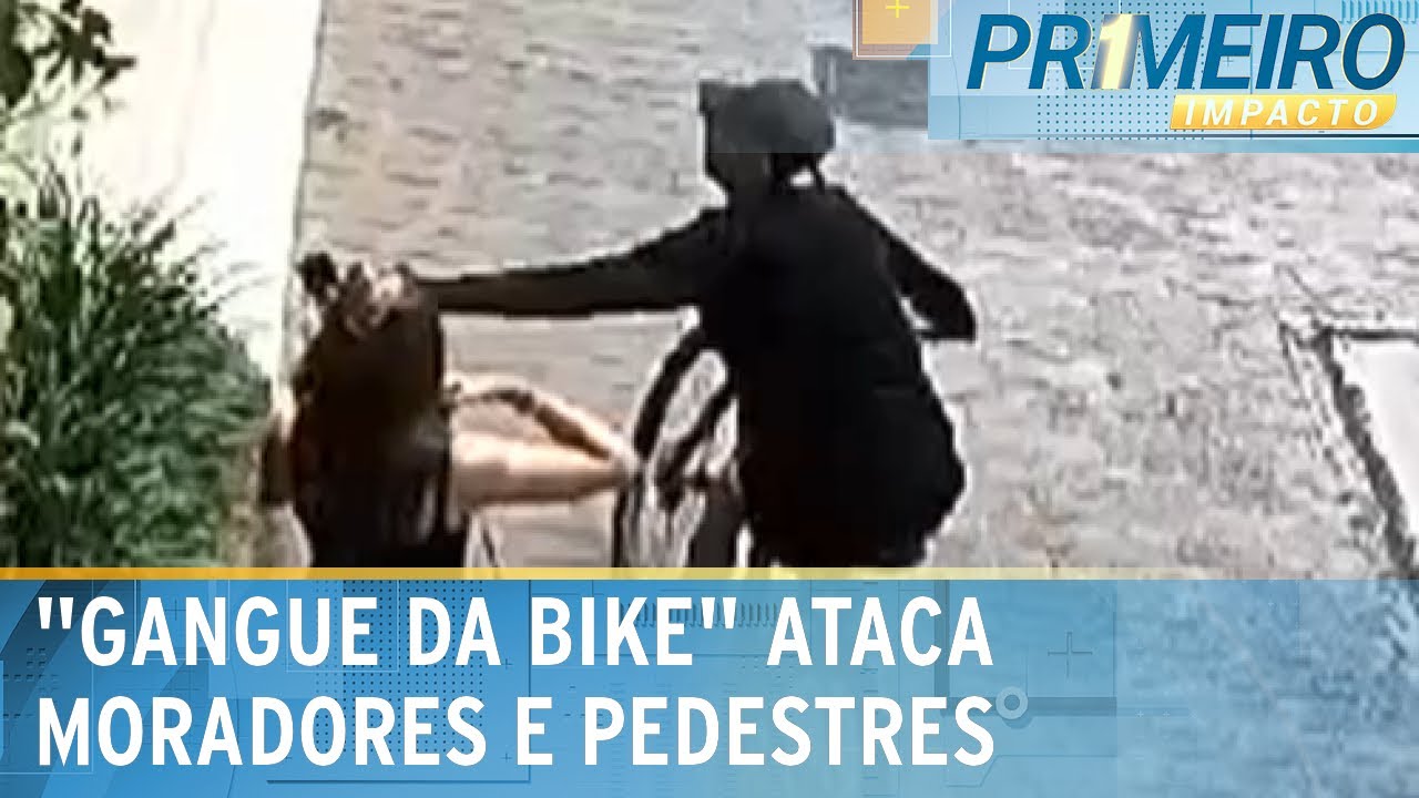 “Gangue da bike” ataca pedestres em bairro de alto padrão em SP | Primeiro Impacto (16/12/24)
