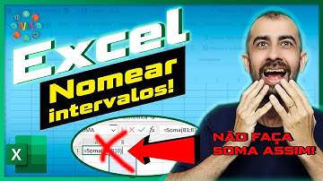 🟩 EXCEL como NOMEAR INTERVALOS | Intervalos nomeados