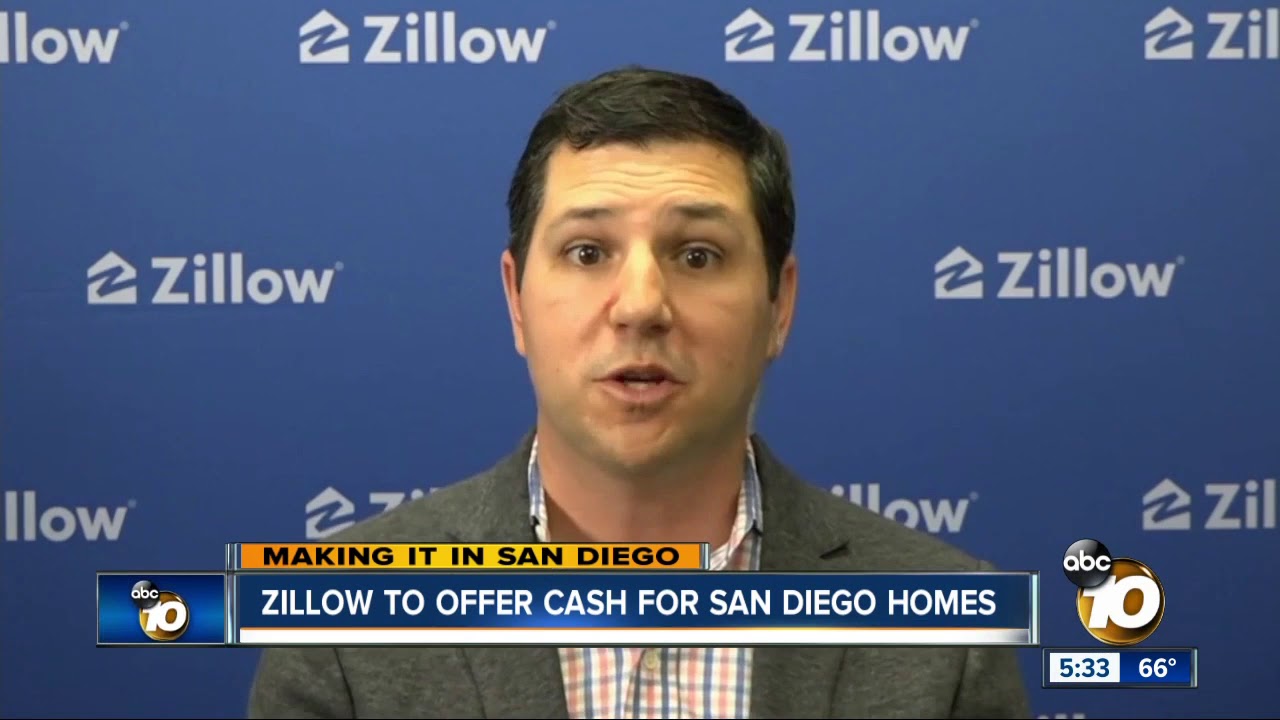 Zillow to offer cash for San Diego homes YouTube