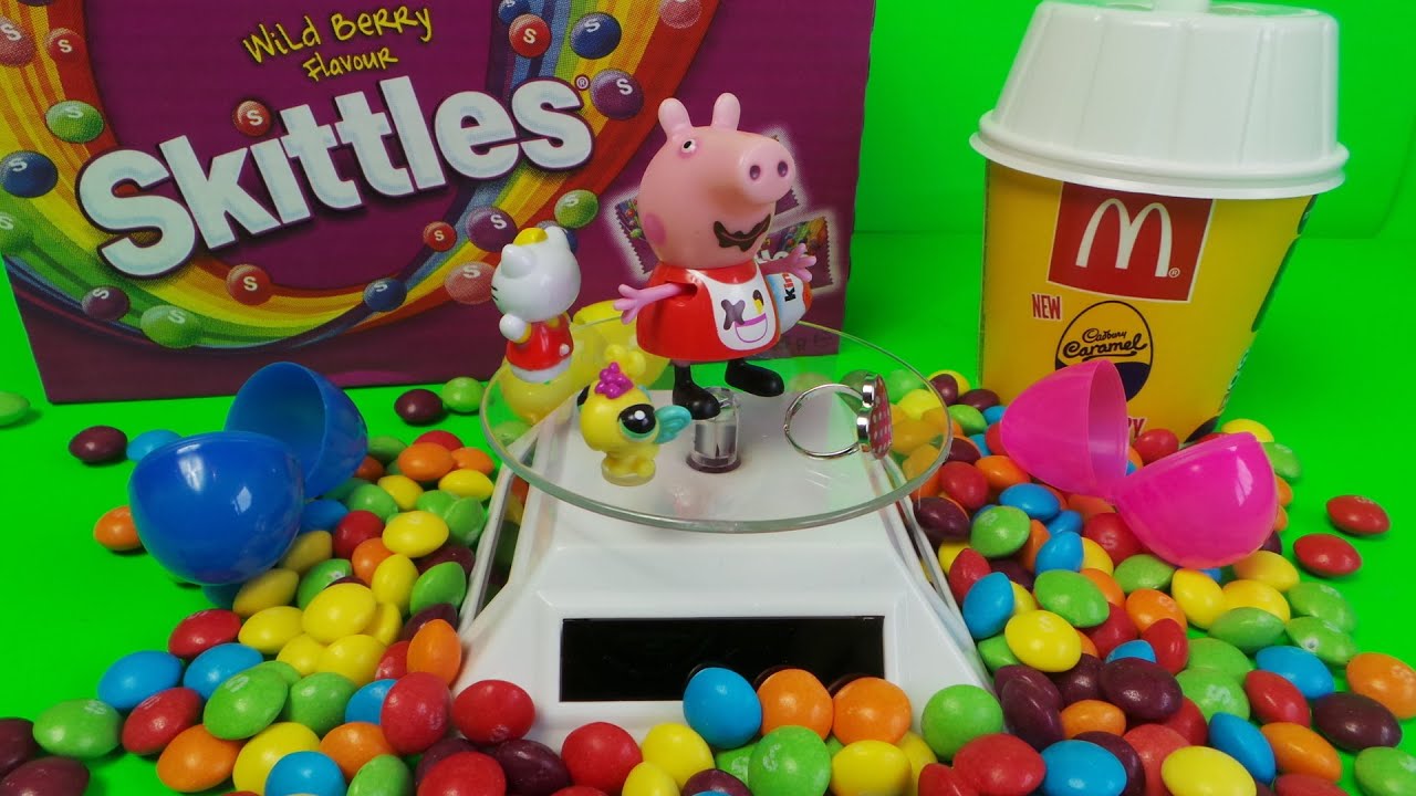 McDonalds SKITTLES McFlurry Surprise Eggs Inc., Hello Kitty, Kinder Egg