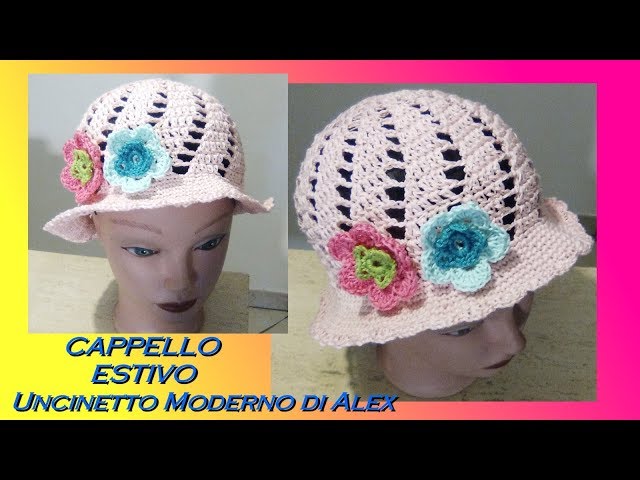 cappelli uncinetto estivi