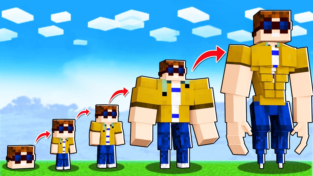 Ich ENTWICKLE MICH zum STÄRKSTEN SPIELER! (Minecraft)