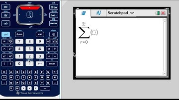 TI-Nspire CX: Using Sigma Notation
