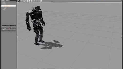 ATLAS walking on Gazebo with DART engine