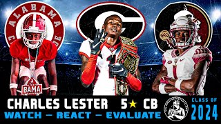 5⭐ Charles Lester Highlight Review | 🏹 #FSU 🐶 #UGA 🅰 #Bama | #WRE24 🟡