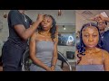 COME WITH ME TO GET MY GLUE-LESS FRONTAL WIG INSTALLED | FT: HOPEDIVAS HAIR | BLACK OWNED BUSINESS