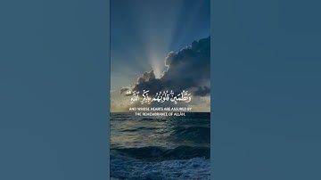 الذين آمنوا وتطمئن قلوبهم بذكر الله ||سورة الرعد  || القارئ فارس عباد #سبحان_الله_وبحمده#المصحف#قرآن