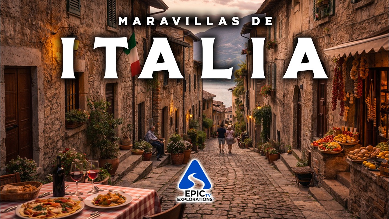Maravillas de Italia | Un Viaje entre Pueblos, Ciudades de Arte y Paisajes Únicos | 4K