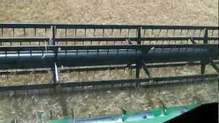 How the Combine Works in Wheat Harvest