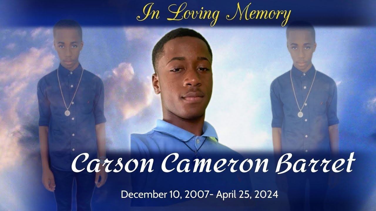 Funeral service for the late Carson Barret - YouTube