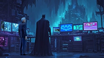 Fall Asleep in the Batcave While Batman and Alfred Carry Out Detective Work
