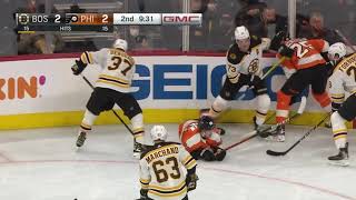 NHL Fight - Bruins @ Flyers - McAvoy vs Farabee - 20/11/2021