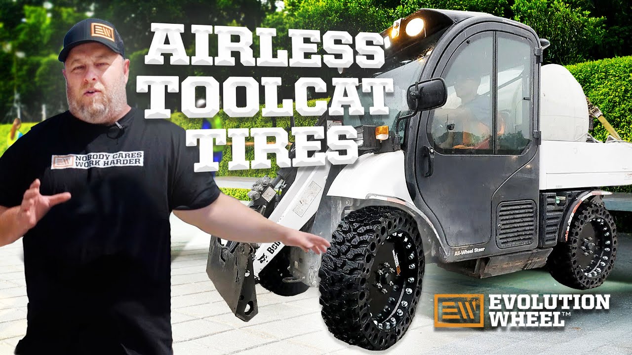 Airless Bobcat Toolcat Tires | EWRS-TC Product Video