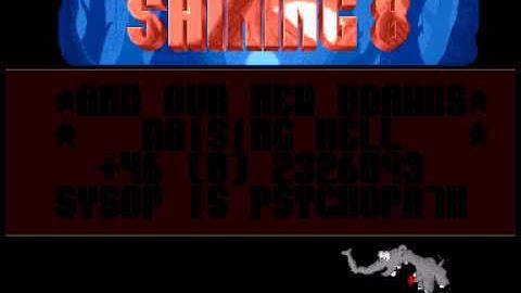 Shining 8 - BBS Intro 2 - Amiga BBS Intro