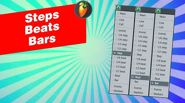 Steps, Beats and Bars in FL Studio
