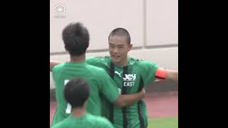 【開始2分】EAST #9 吉田湊海 選手（FC多摩ジュニアユース）が先制ゴール｜メニコンカップ2023 日本クラブユースサッカー東西対抗戦（U-15）