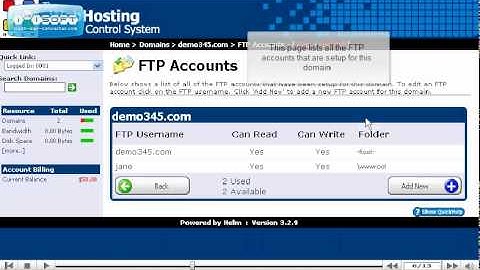 BMChosting Helm ftp password change tutorial