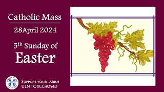 Catholic Mass - Fifth Sunday of Easter 28 April 2024 - LIVESTREAM