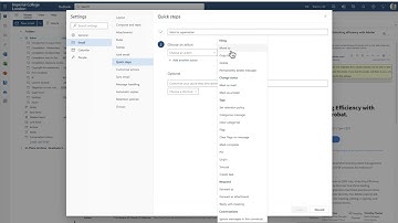 #737 Multiple tasks in Outlook with Quick steps