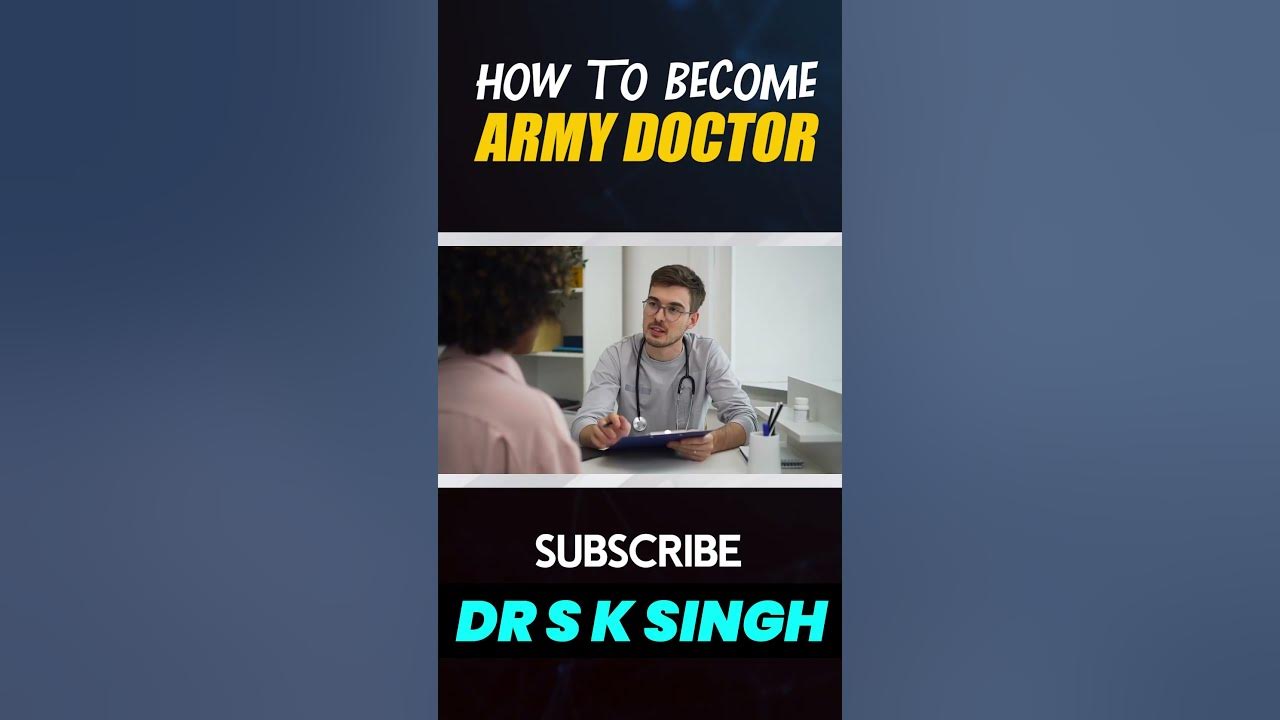 how-to-become-army-doctor-neet2023-drsksingh-shorts-armydoctor