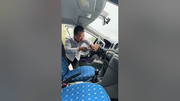 The battery is running low. Original video. Only a rope is needed to solve one car knowledge pro