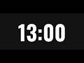 13 Minute Timer ⏳ | 780 Second Countdown Clock | 13 Minute Focus Sprint Timer 13:00 Countdown Timer