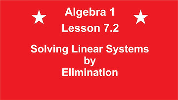 Algebra 1 Lesson 7.2 Solving Systems of Linear Equations by Substitution  by Rick Scarfi