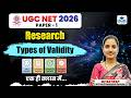 Types of Validity | UGC NET Paper 1 Research | NET JRF Paper 1 Research Aptitude PYQs by Nutan Ma’am