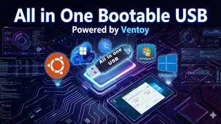 Multiboot USB Drive with Ventoy window 10 & 11 all operating system #bootableusb #multiboot