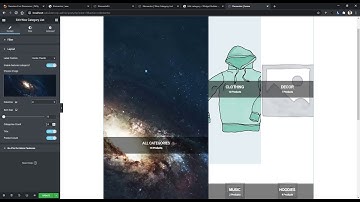 Woocommerce Category List Widget For Elementor Using Elementskit