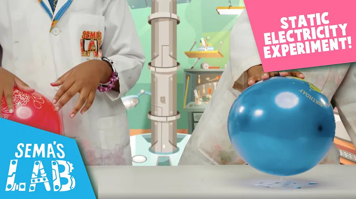 Static Electricity Balloon Experiment | Science Experiment For Kids | Sema's Lab