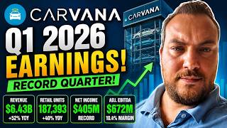 Carvana Just Shocked Wall Street | Q1 2026 Earnings Breakdown Carvana Cvna Stock Prediction 2026 Massive Drop Creates Buying Opportunity