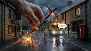 A Fallen Power Line Just Destroyed an Entire Village ⚡ Watch the Rescue