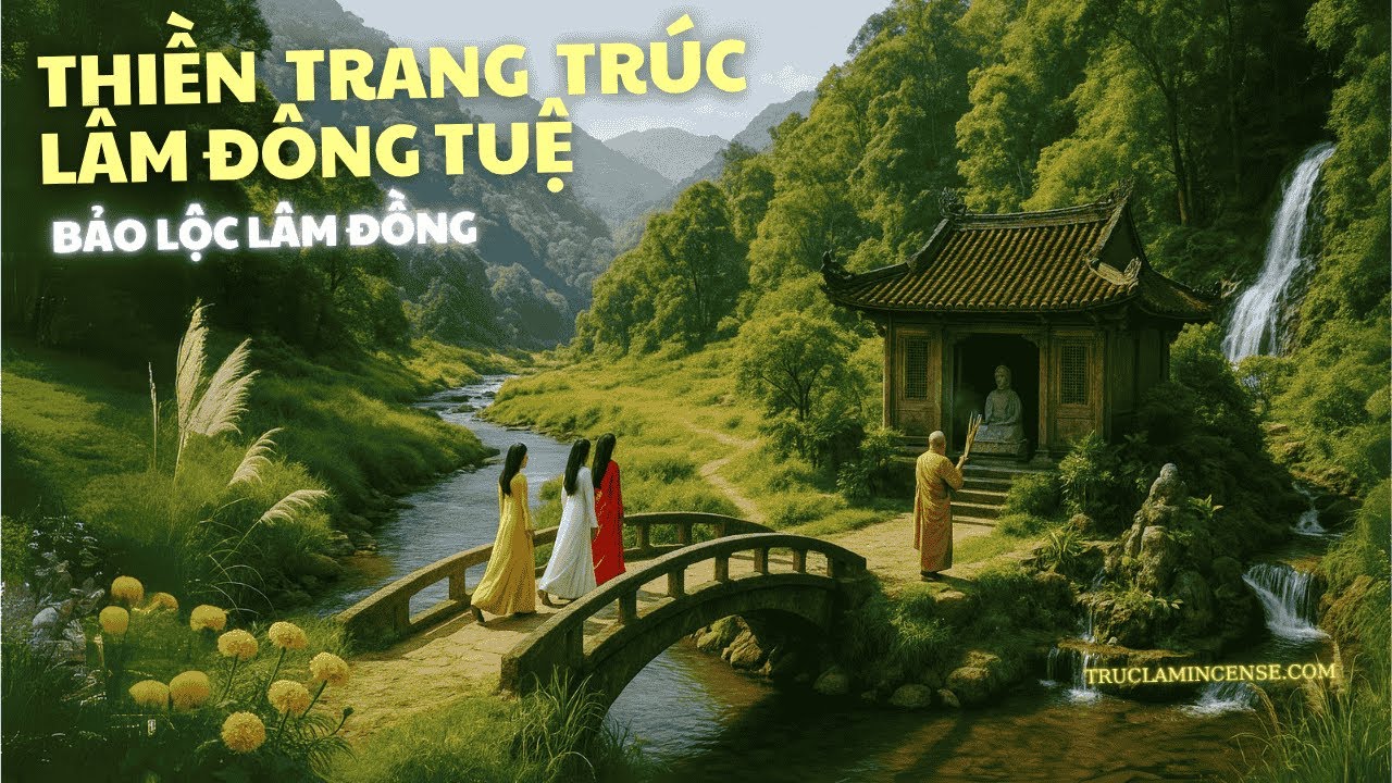 Thiền Trang Trúc Lâm Đông Tuệ Bảo Lộc. Qua đèo Bảo Lộc không ghé nơi đây là uổng lắm nha bà con