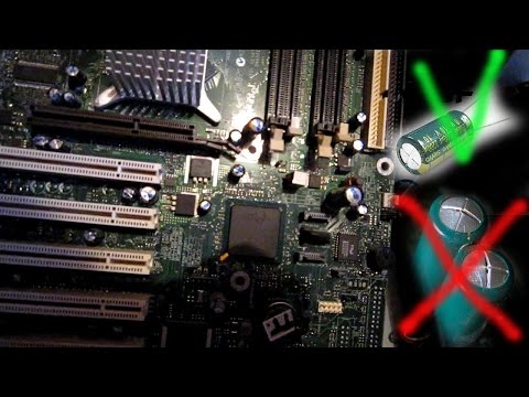 Замена конденсаторов на материнской плате intel perl. Вздулись и потекли конденсаторы как заменить
