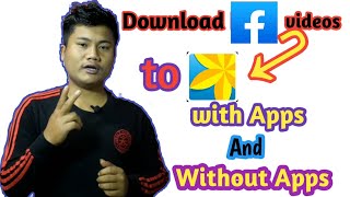 How to download Facebook videos to gallery without application and with application in Kuki screenshot 4