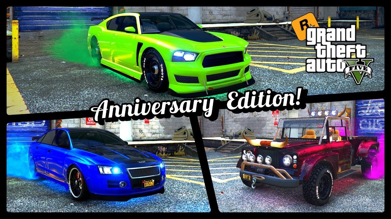 GTA 5 - All Main Character's Car Customization | GTA 5's Twelfth Anniversary Edition.