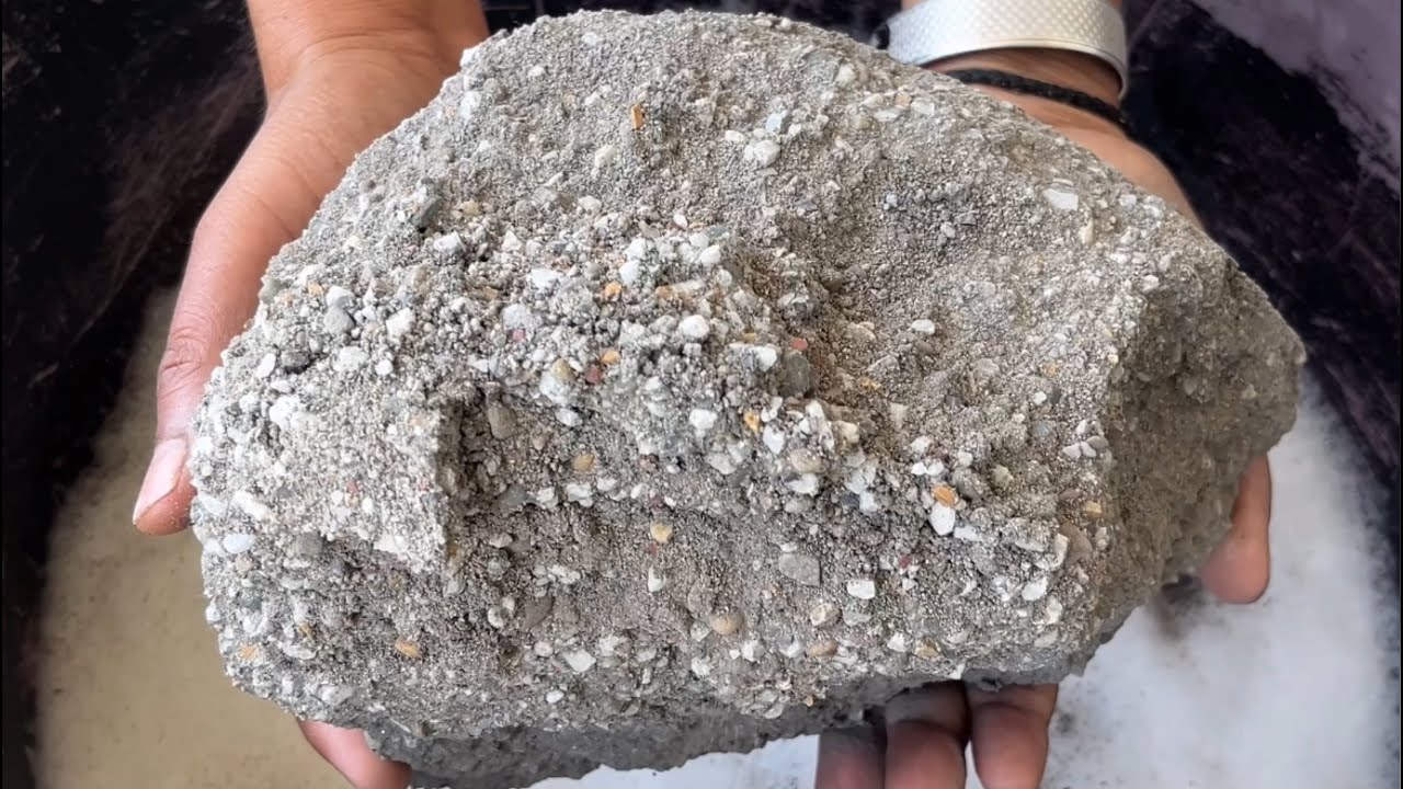 Dedicated haiqa full gritty dusty texture big chunks water crumbling #satisfying