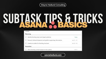 Subtasks Tips & Tricks