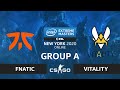 CS:GO - Vitality vs. fnatic [Inferno] Map 1 - IEM New York 2020 - Group A - EU