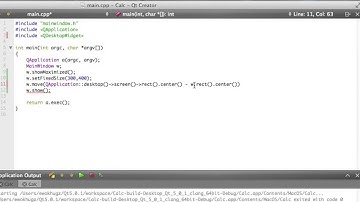 QT C++ GUI Calculator Tutorial #1