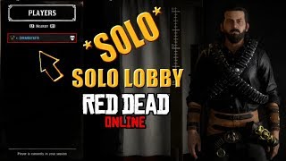 Red Dead Online : Solo Lobby Nasıl Açılır ??? Solo Lobby Açmak !...