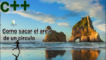 como sacar el área de un circulo en c++