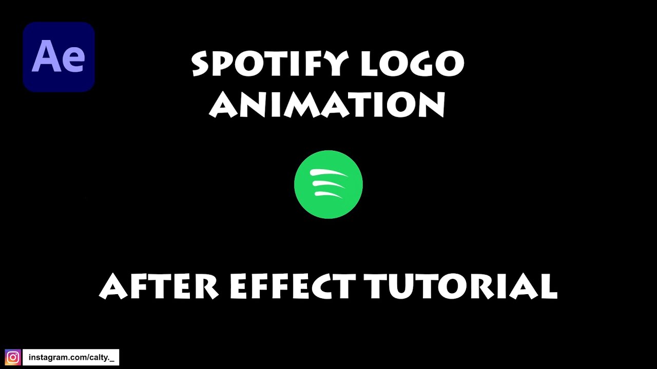After Effects Tutorial: Spotify logo animation in After Effects - YouTube