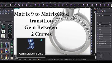MatrixGolod  Gem Between 2 Curves